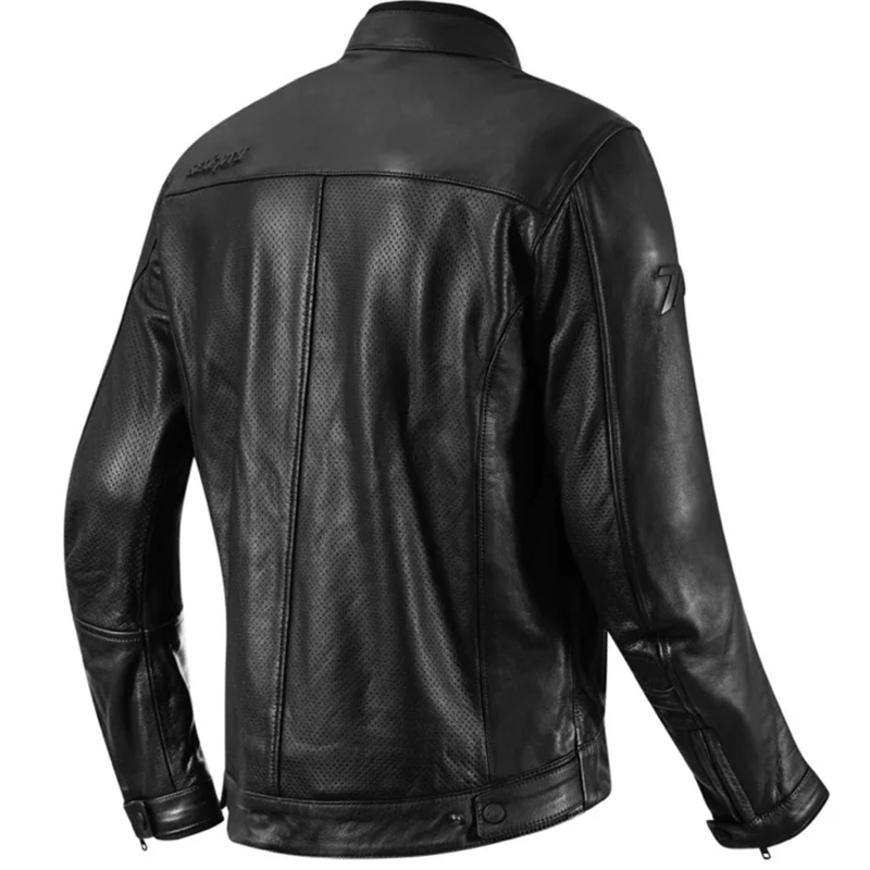 Seventy Degrees SD-JL4 Legend Classic Geacă de motocicletă din piele, neagră