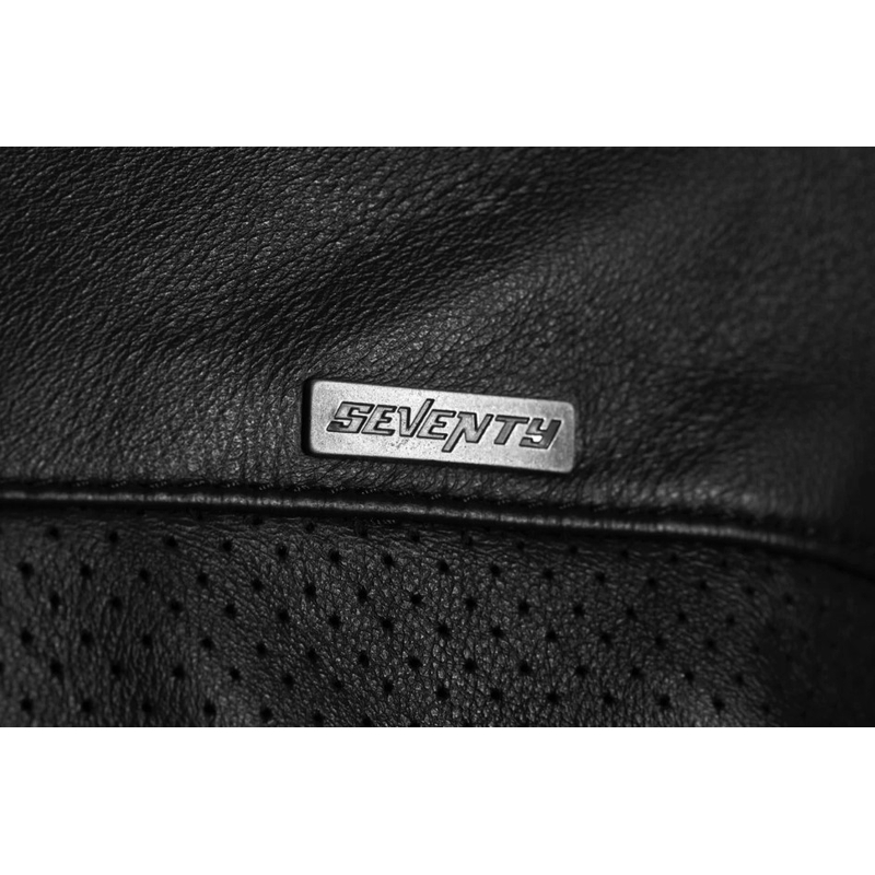 Seventy Degrees SD-JL4 Legend Classic Geacă de motocicletă din piele, neagră