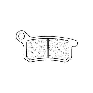 Placute de frana CL BRAKES 1078 MX10 (XC7)