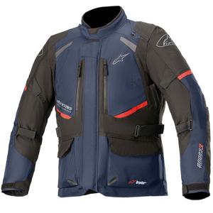 Jachetă moto Alpinestars Andes Drystar Albastru închis-Negru-Roșu