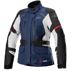 Jachetă moto Alpinestars Stella Andes Drystar pentru femei Albastru închis-negru-gri deschis-roșu