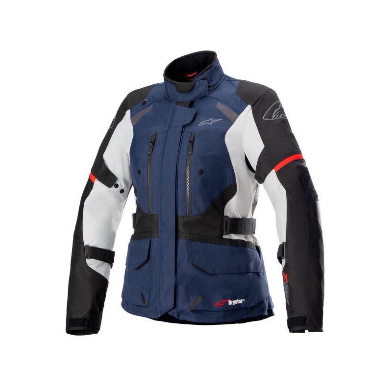 Jachetă moto Alpinestars Stella Andes Drystar pentru femei Albastru închis-negru-gri deschis-roșu
