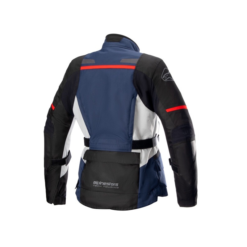 Jachetă moto Alpinestars Stella Andes Drystar pentru femei Albastru închis-negru-gri deschis-roșu
