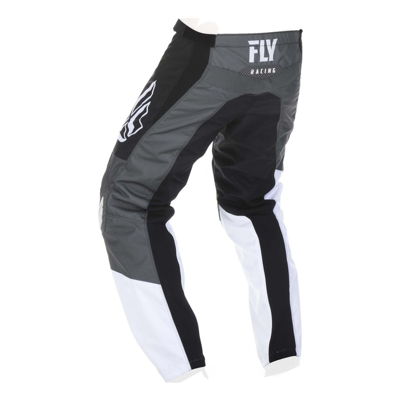 Pantaloni de motocross FLY Racing F-16 2019 - SUA negru-alb-gri negru-alb-gri lichidare