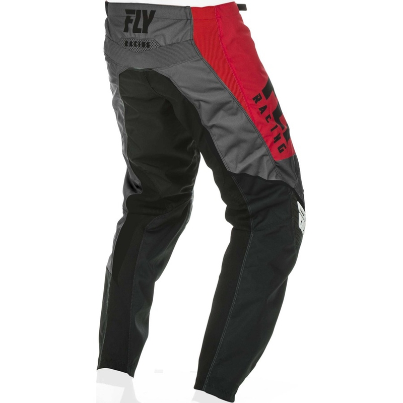 Pantaloni de motocross FLY Racing F-16 2019 - USA roșu-negru-gri lichidare