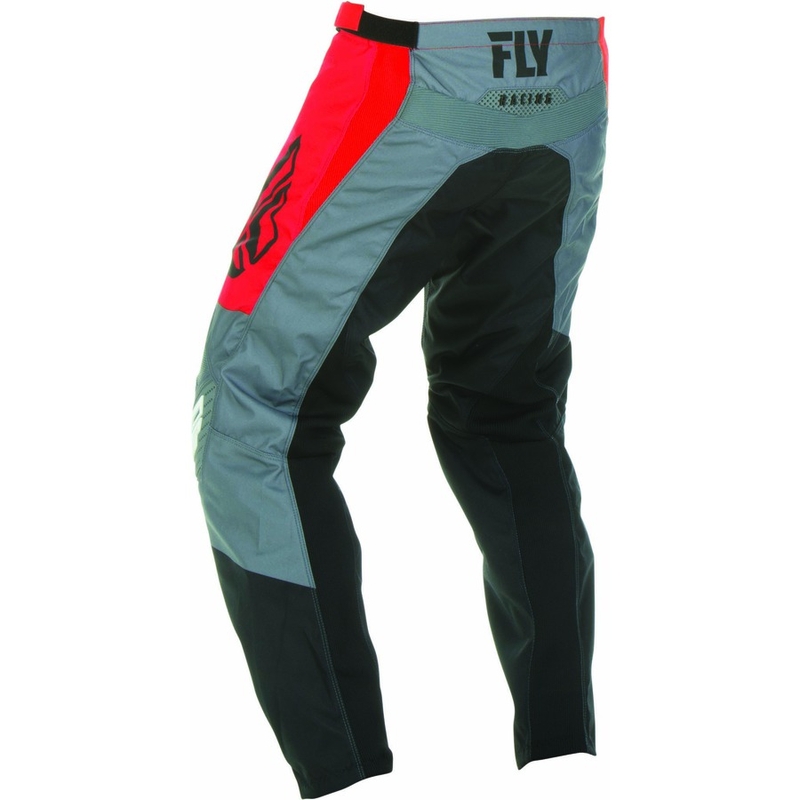 Pantaloni de motocross FLY Racing F-16 2019 - USA roșu-negru-gri lichidare
