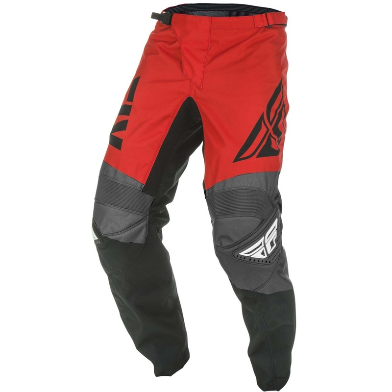 Pantaloni de motocross FLY Racing F-16 2019 - USA roșu-negru-gri lichidare