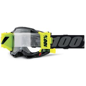 Ochelari de motocross 100% Forecast Accuri 2 negri cu plexiglas transparent