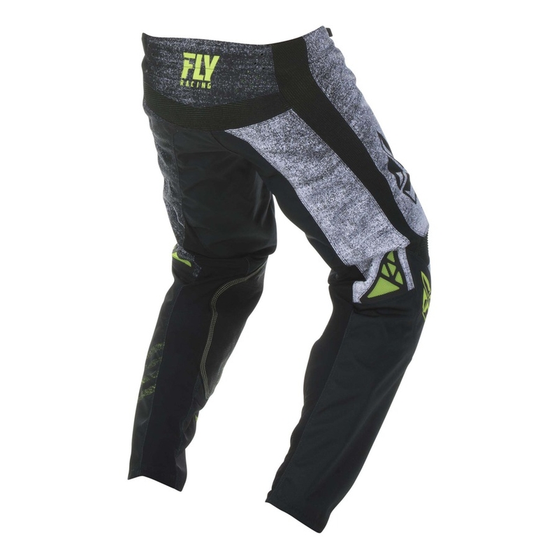 Pantaloni de motocross FLY Racing Kinetic NOIZ 2019 - SUA negru-fluo-galben