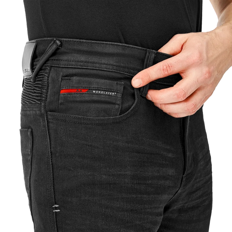 Pantaloni moto extinși Shima Zenith negru