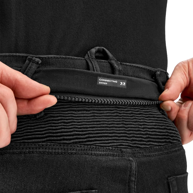 Pantaloni moto extinși Shima Zenith negru