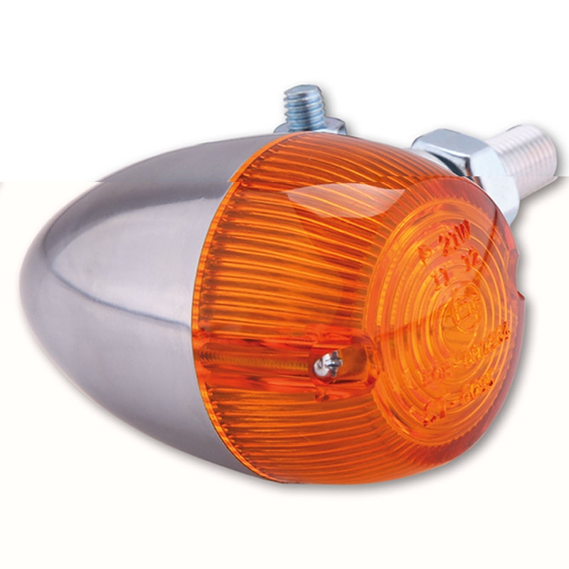 Semnalizator moto Highsider Smart Bullet cromat