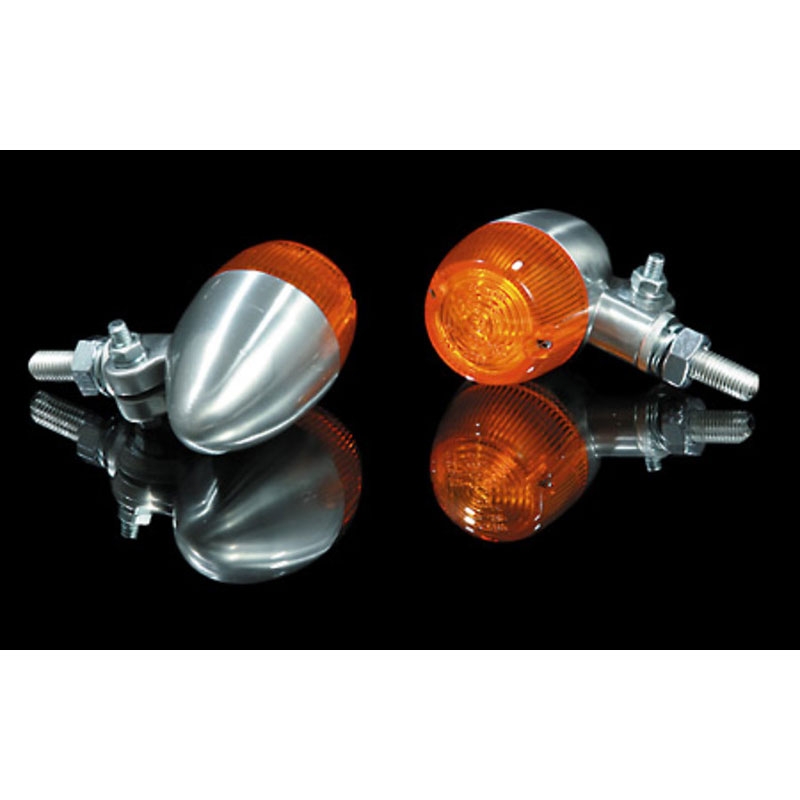 Semnalizator moto Highsider Smart Bullet cromat