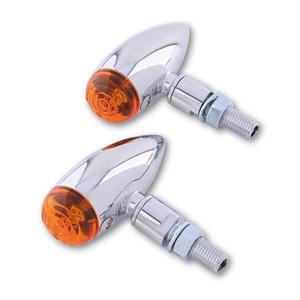 Semnalizatoare pentru motociclete Highsider Smart Micro-bullet cromate