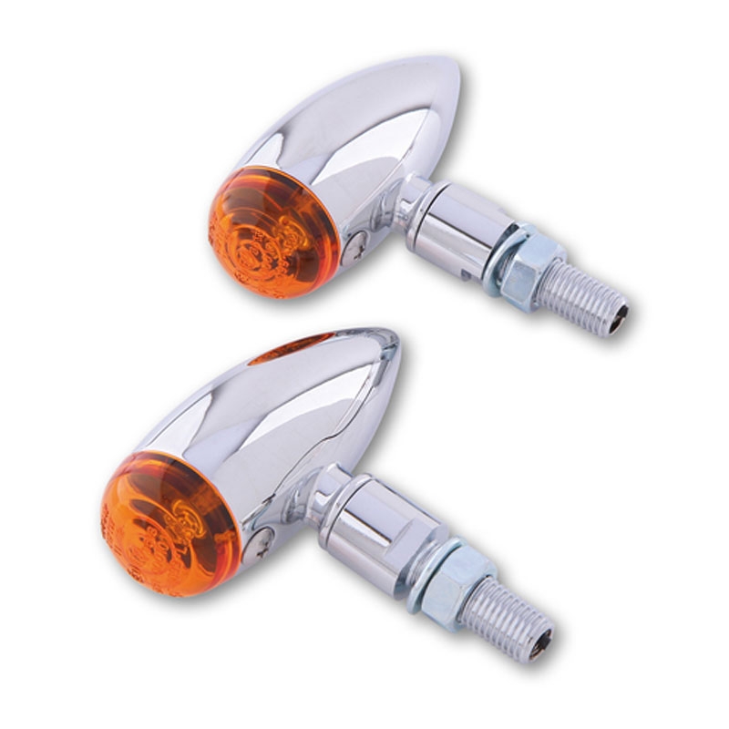 Semnalizatoare pentru motociclete Highsider Smart Micro-bullet cromate