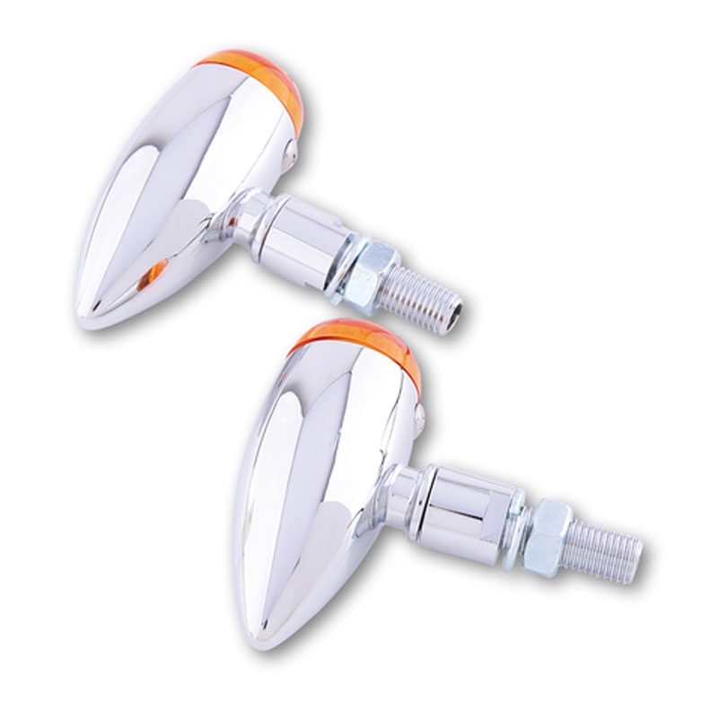 Semnalizatoare pentru motociclete Highsider Smart Micro-bullet cromate