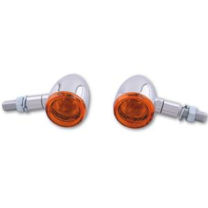 Semnalizatoare pentru motociclete Highsider Smart Mini Bullet cromate