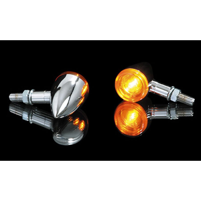 Semnalizatoare pentru motociclete Highsider Smart Mini Bullet cromate