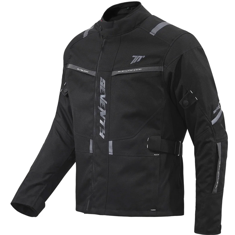 Jachetă de motocicletă Seventy Degrees SD-JT83 Tonale neagră