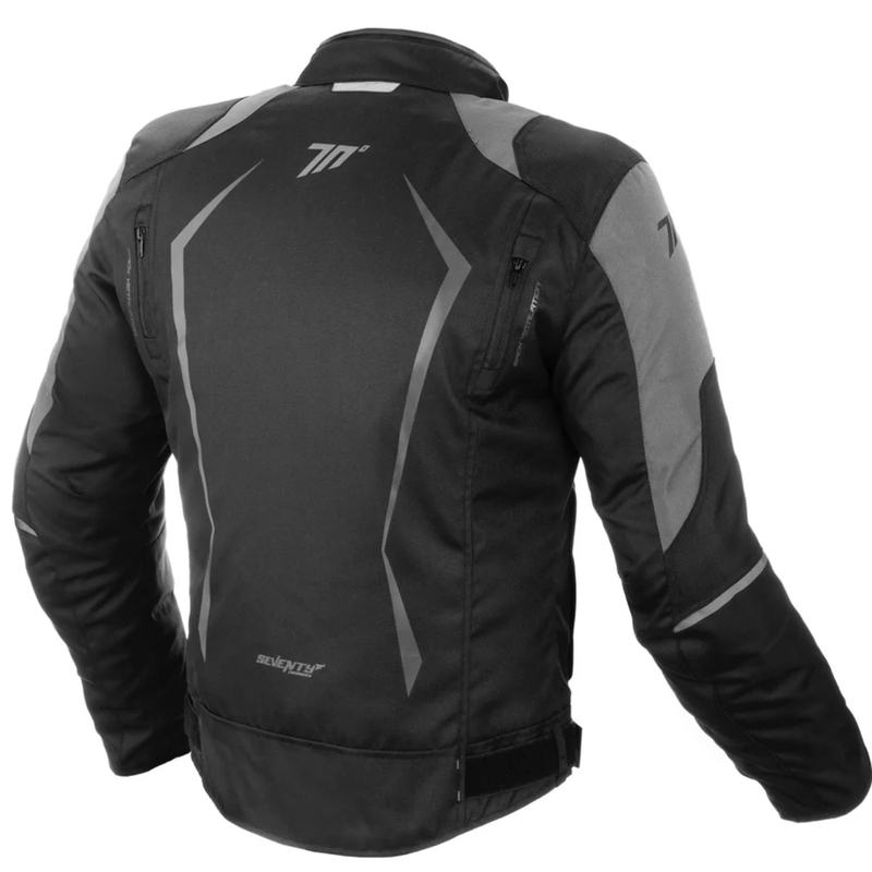 Geaca moto dama Seventy Degrees SD-JR49 negru-gri
