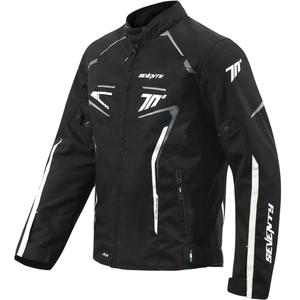 Geacă moto Seventy Degrees SD-JR65 Piston negru-gri-alb