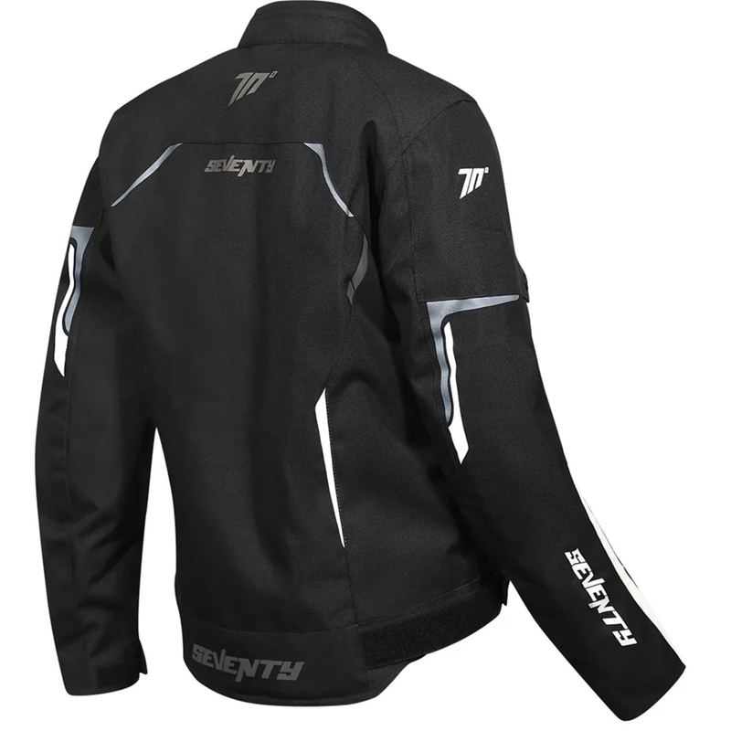Geacă motocicletă damă Seventy Degrees SD-JR67 Piston negru-gri-alb