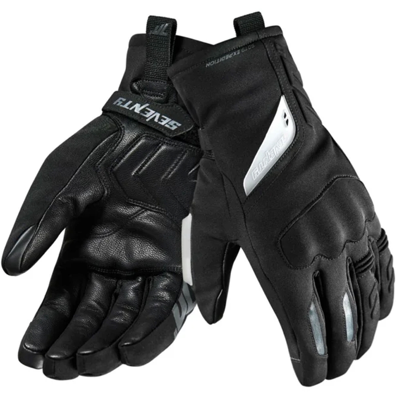 Seventy Degrees SD-T9 Expedition manusi pentru motociclete negre