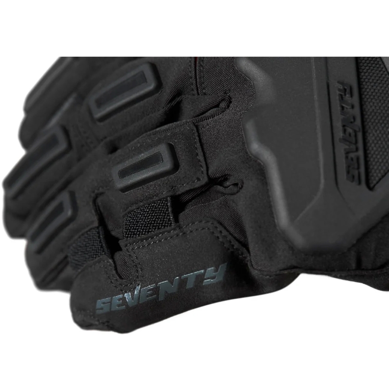 Mănuși pentru motociclete Seventy Degrees SD-T13 Aspen Light negru-roșu