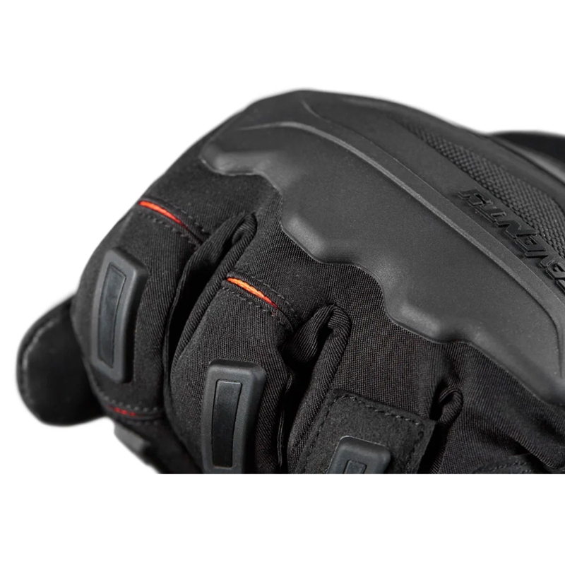 Mănuși pentru motociclete Seventy Degrees SD-T13 Aspen Light negru-roșu