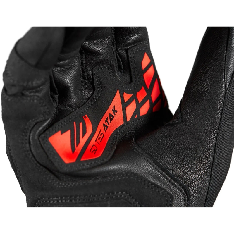 Seventy Degrees SD-T55 Atak manusi moto negru-rosu