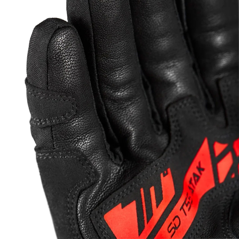 Seventy Degrees SD-T55 Atak manusi moto negru-rosu