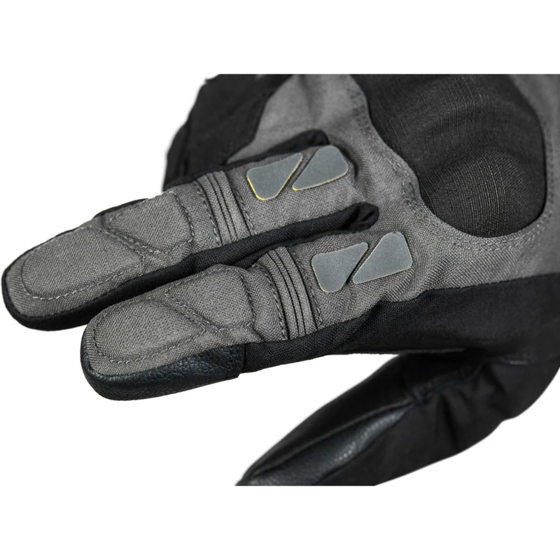 Mănuși de motocicletă Seventy Degrees SD-T55 Atak negru-galben fluo