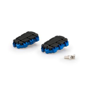 Footpegs without adapters PUIG ENDURO 2.0 20851A Albastru with rubber