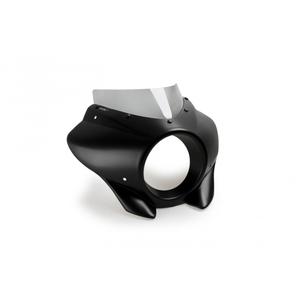 Semifairing PUIG MIRAGE SPORT 21604H smoke matt black housing