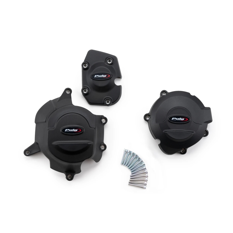 Engine protective covers PUIG Negru