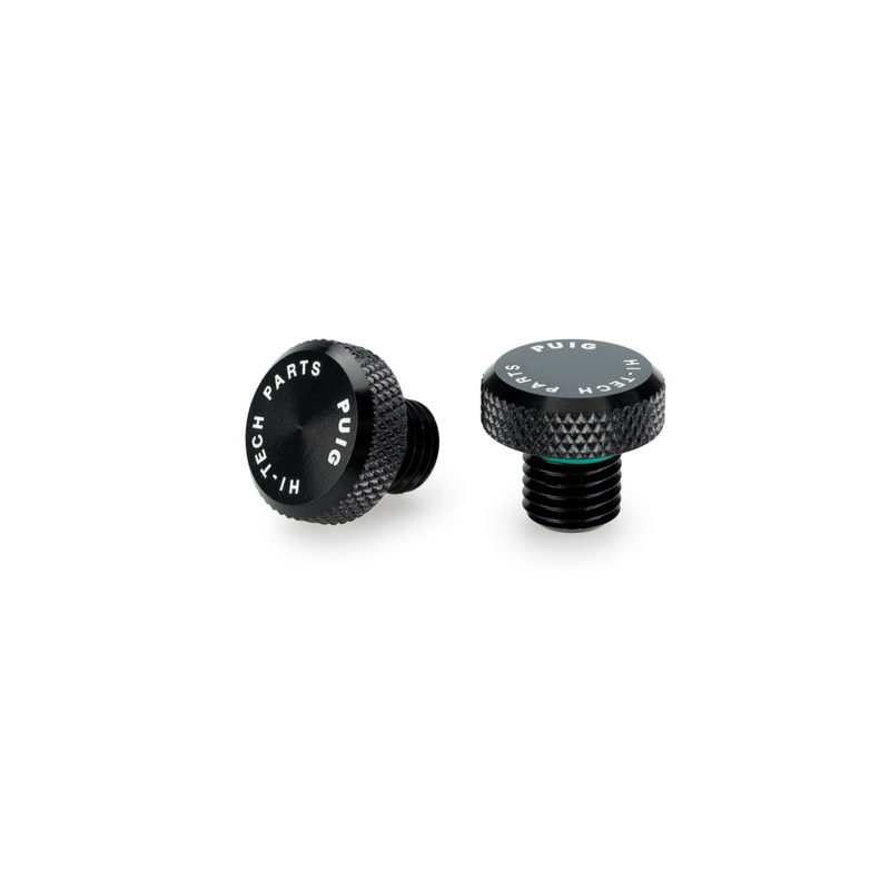 Mirror hole screw plug PUIG Negru