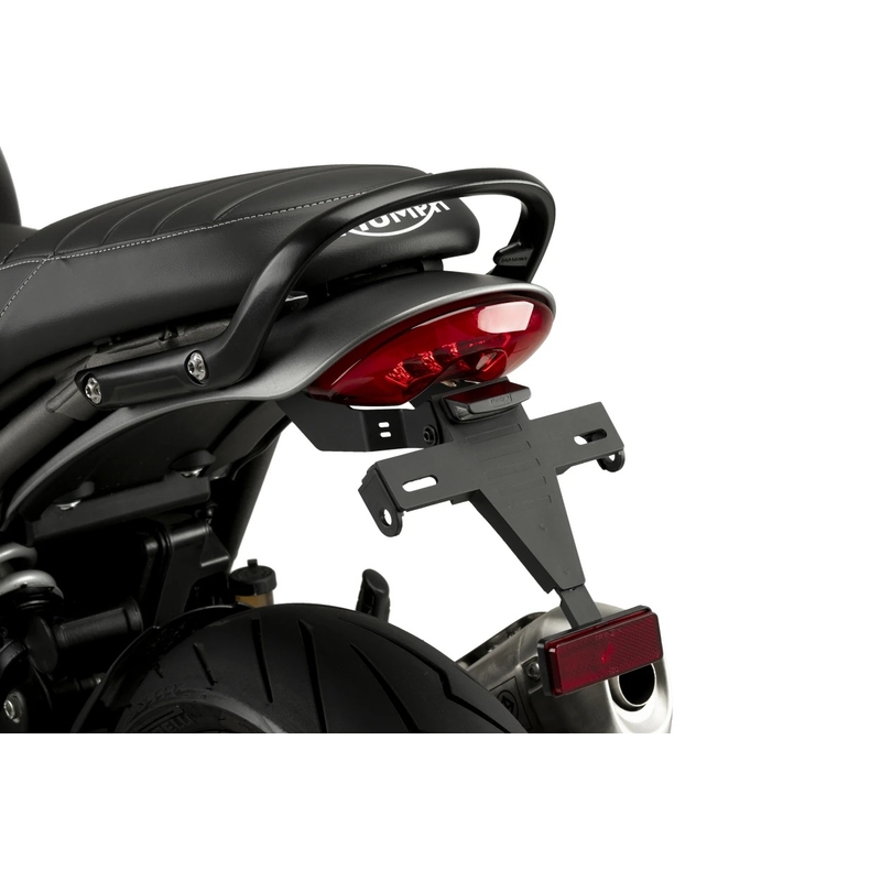 Adjustable license support PUIG Negru