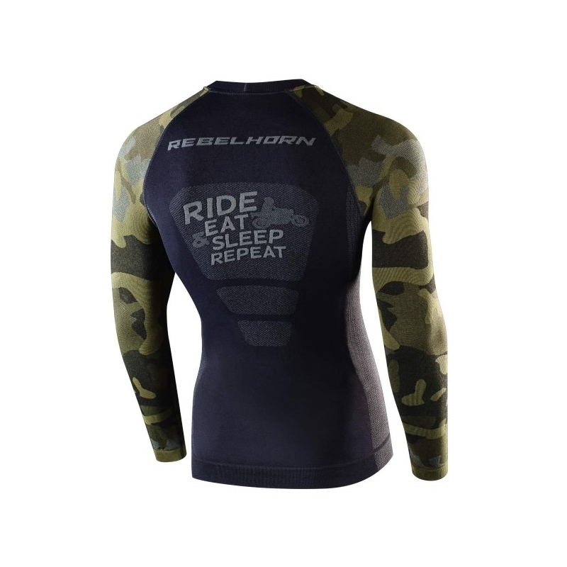 Rebelhorn Freeze Camo tricou termic