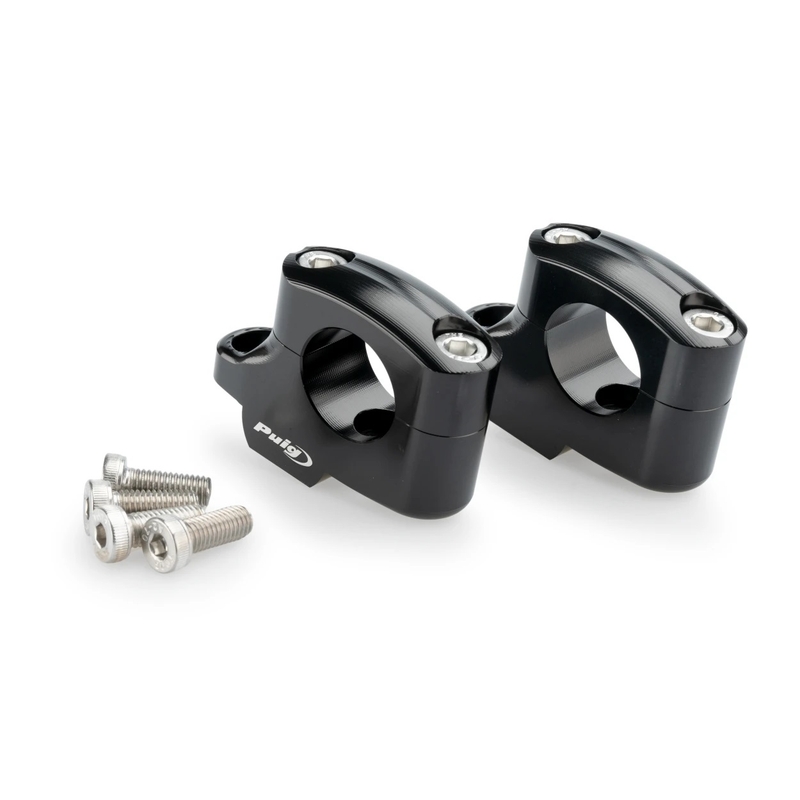 Risers PUIG PULLBACK Negru height 20mm, d 29,2mm