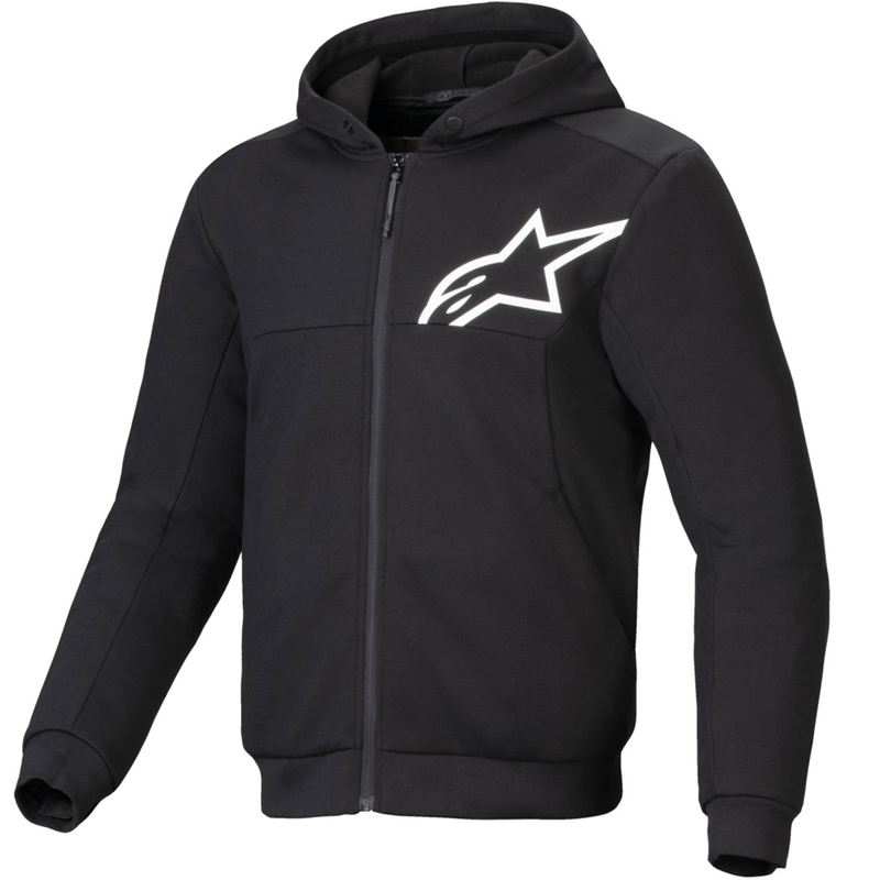 Jachetă moto Alpinestars Chrome V2 Sport alb-negru