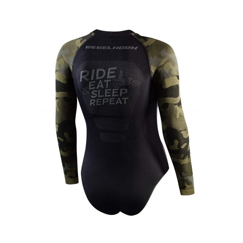 Rebelhorn Freeze Camo tricou termic pentru femei