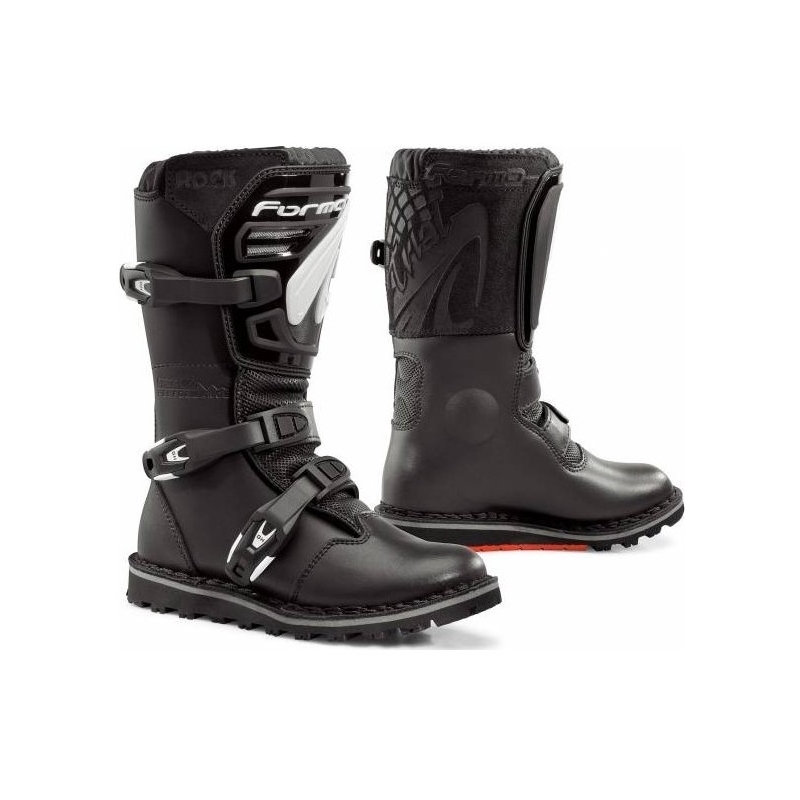 Cizme de motocicletă pentru copii Forma Rock negru