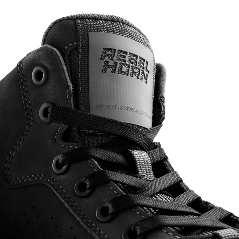 Ghete moto Rebelhorn Spike WP negre
