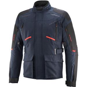 Geaca moto IXON Midgard albastru-rosu fluo