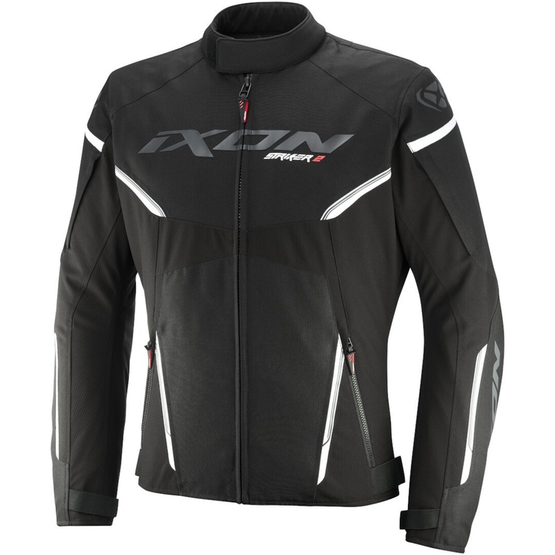 Geacă moto IXON Striker 2 alb-negru