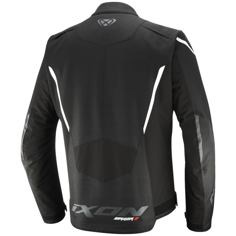 Geacă moto IXON Striker 2 alb-negru