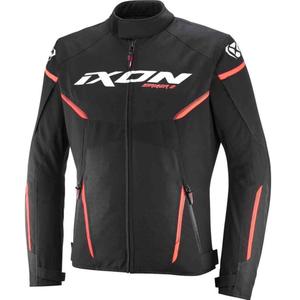 Geacă moto IXON Striker 2 negru-alb-roșu