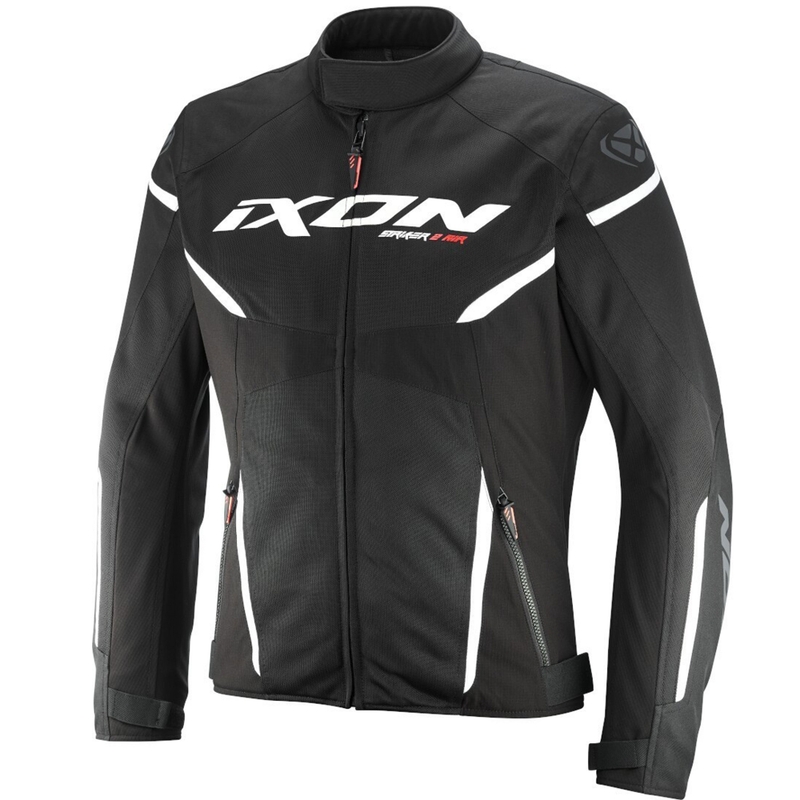 Geacă de motocicletă IXON Striker 2 Air WP negru și alb