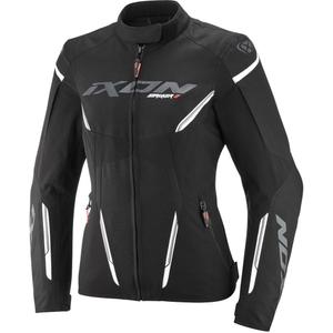 Geaca moto dama IXON Striker 2 Lady negru-alb