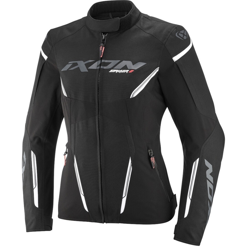 Geaca moto dama IXON Striker 2 Lady negru-alb